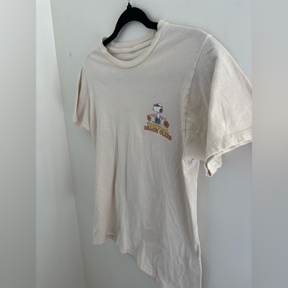 Peanuts Snoopy 100% Cotton Tropical Beach Club T-Shirt - Picture 6 of 13